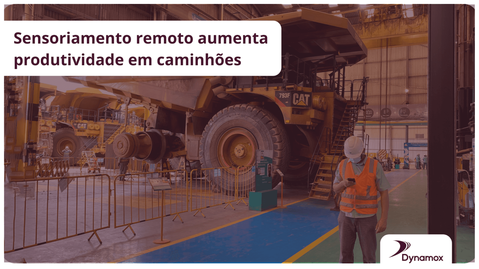 Sensoriamento remoto aumenta produtividade em caminhões