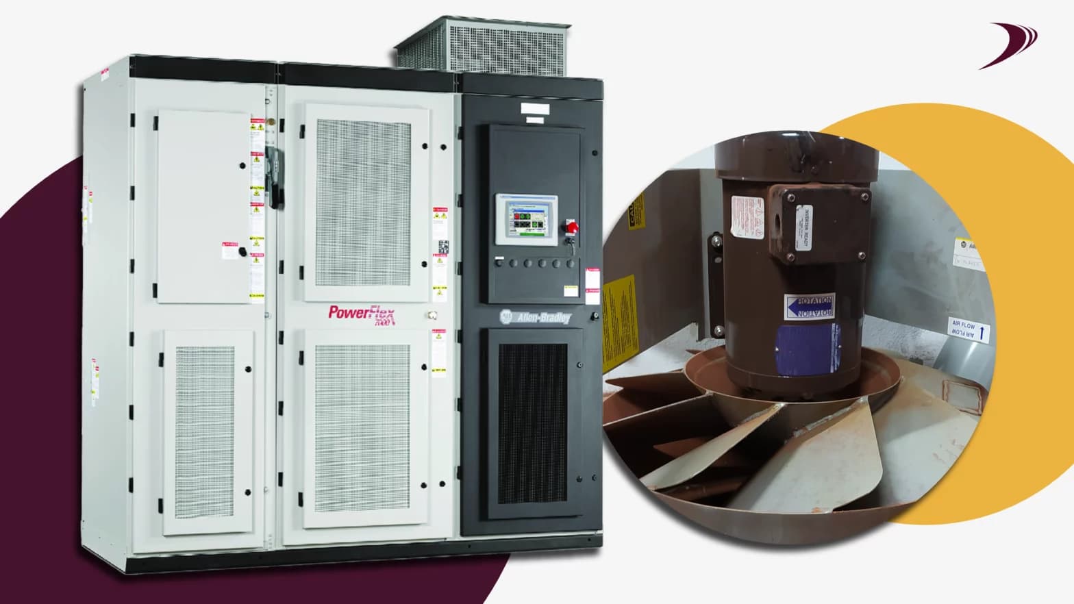 Detecting failure in ventilation system inverters