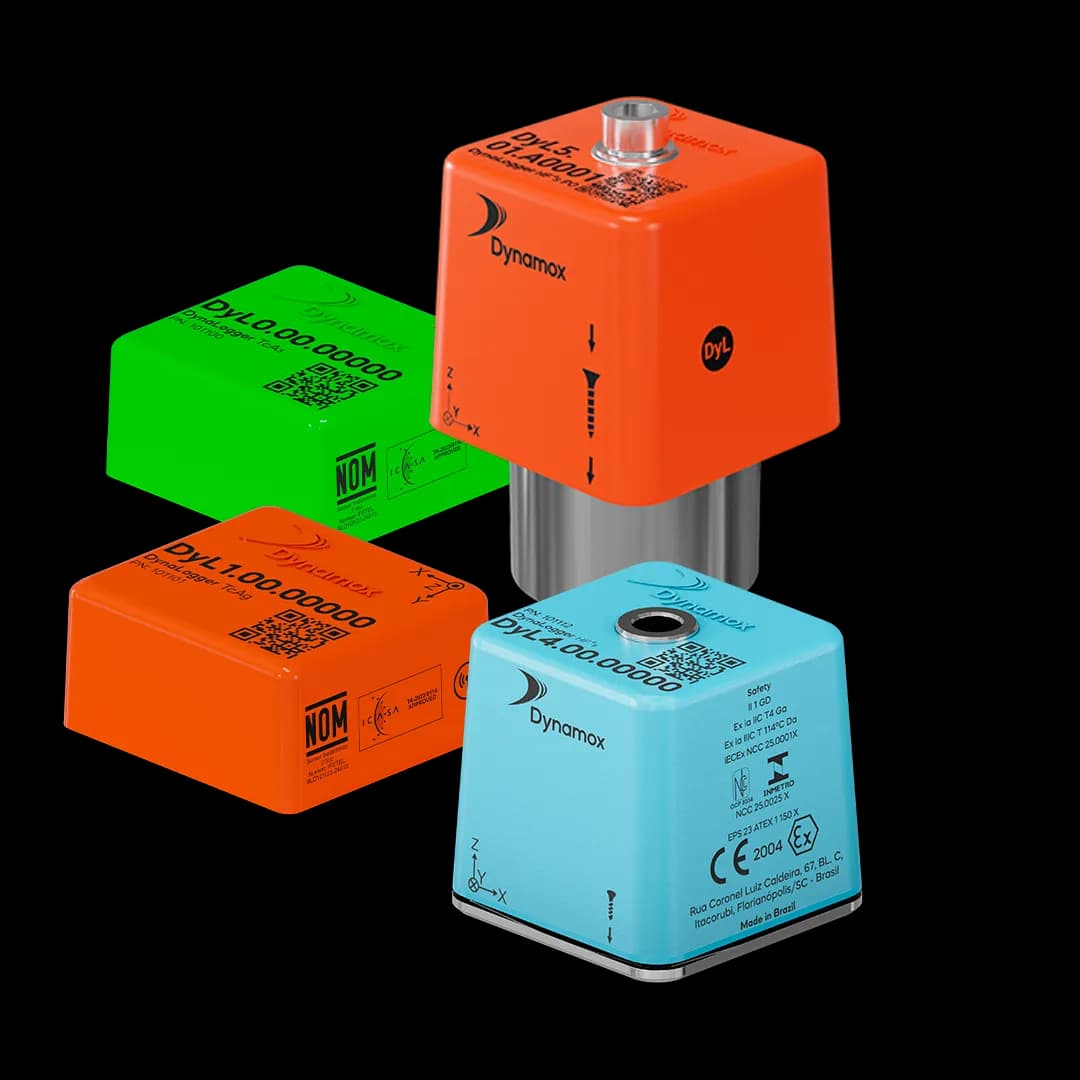 Three colored intelligent sensors