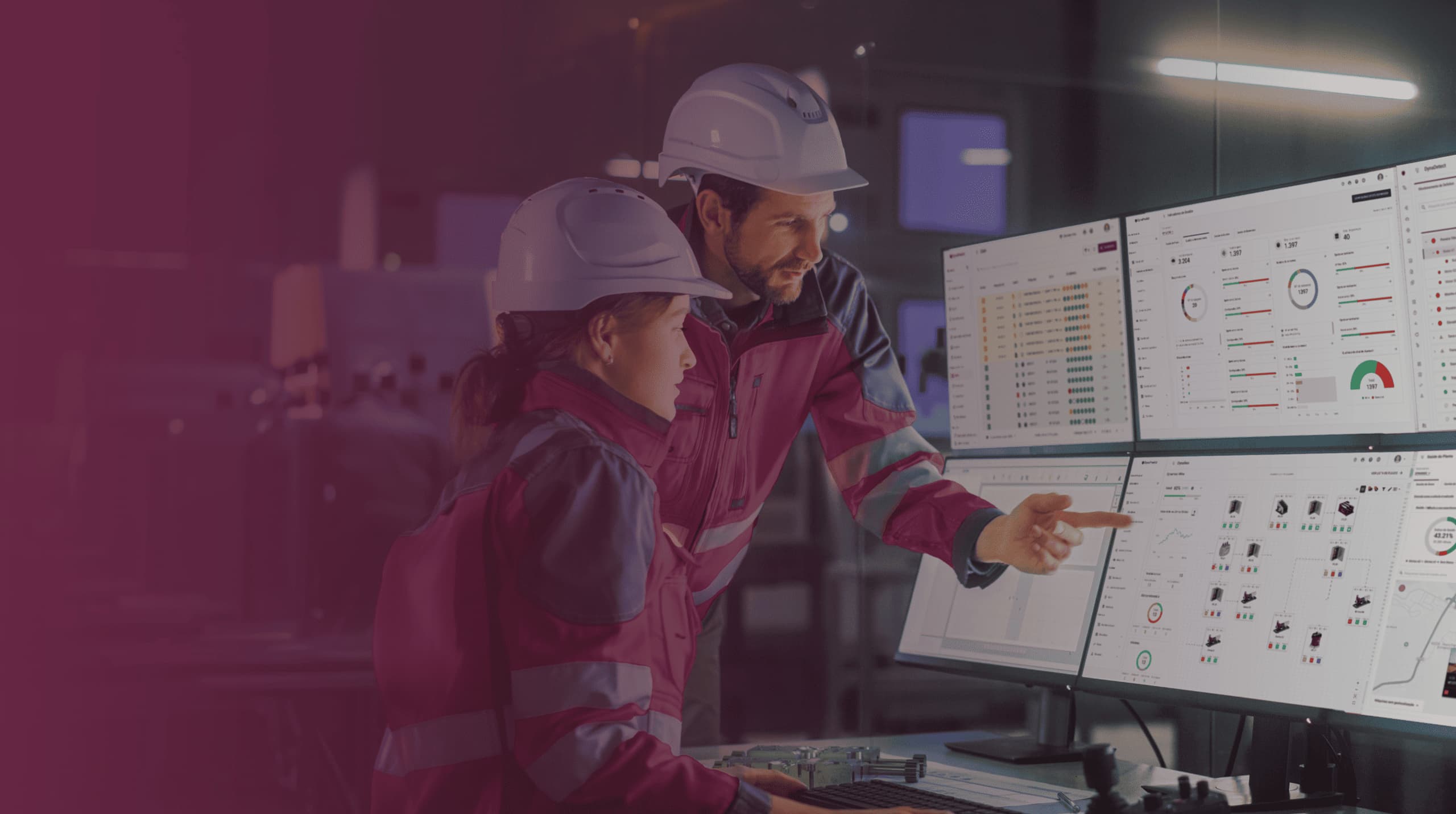 Imagem do sensor azul pulsando em operação