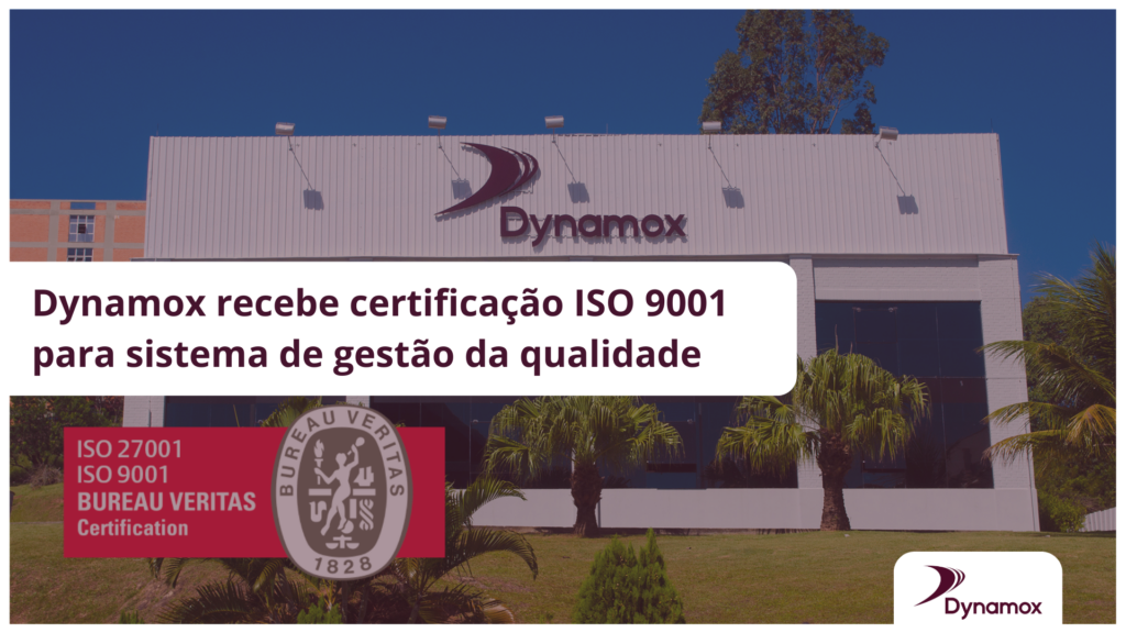Dynamox recebe certificação ISO 9001 de qualidade