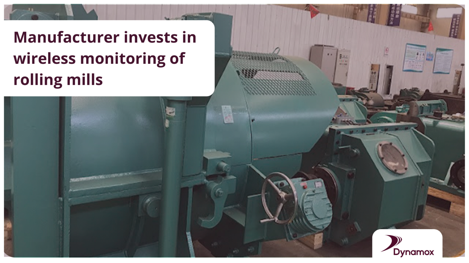 Manufacturer invests in wireless monitoring of rolling mills