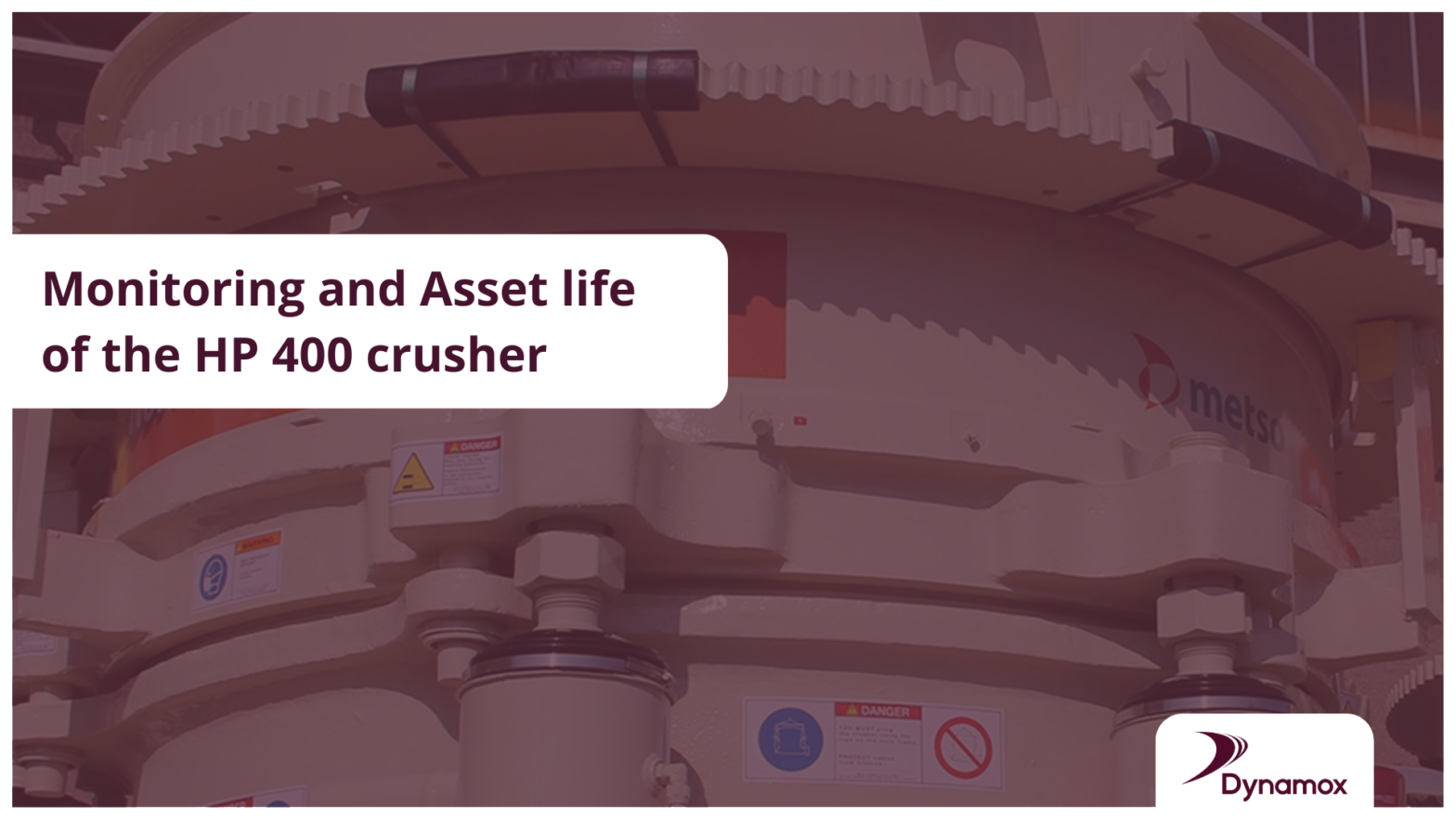 Monitoring and Asset life of the HP 400 crusher
