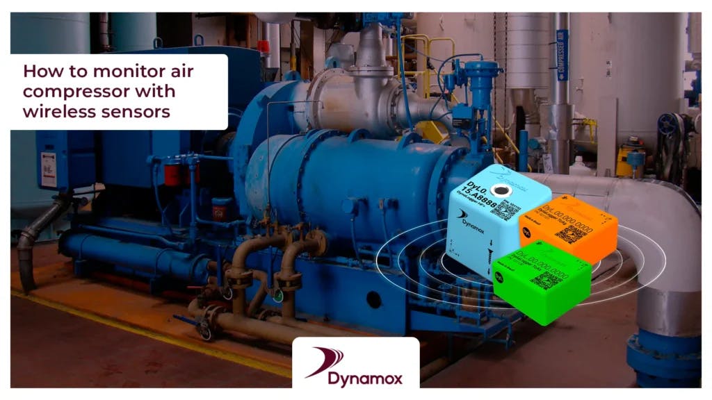 How to monitor air compressor with wireless sensors