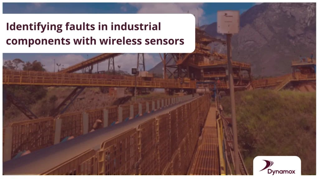 Identifying faults in industrial components with wireless sensors 