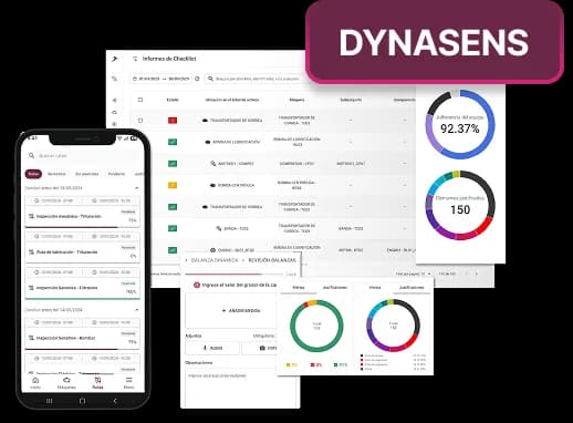demostración de partes del DynaSens en la plataforma Dynamox