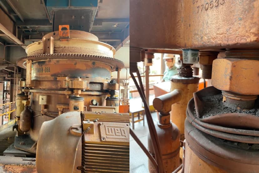 Imagem de sensor dynamox num britador